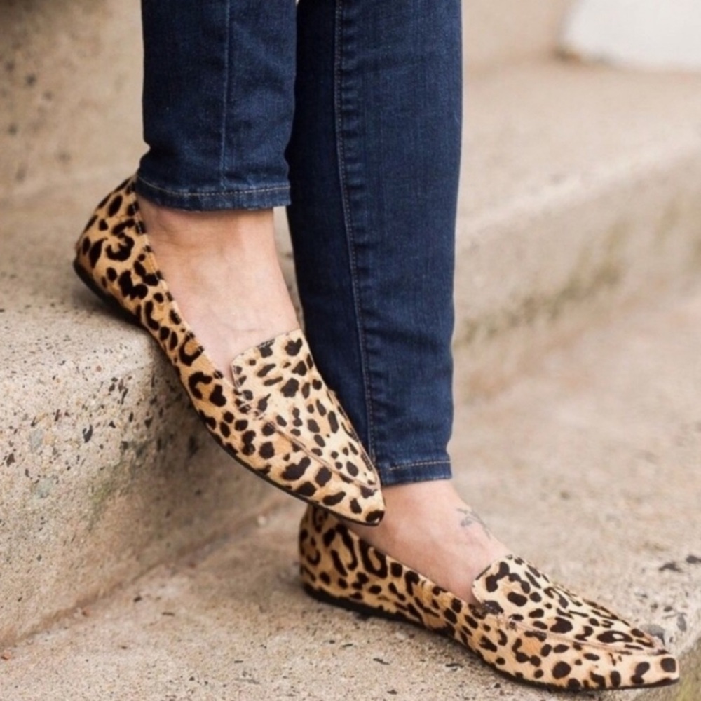 NWOT! Steve Madden Brown and Black Leopard Print Flats
